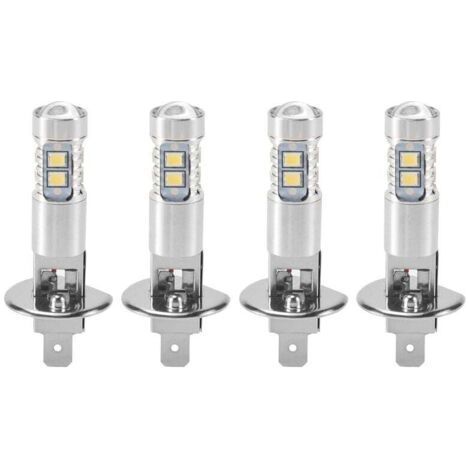 4 Pi��ces Ampoules LED H1 Phare Conduite Brouillard 6000K Blanc Lumi��re 200W