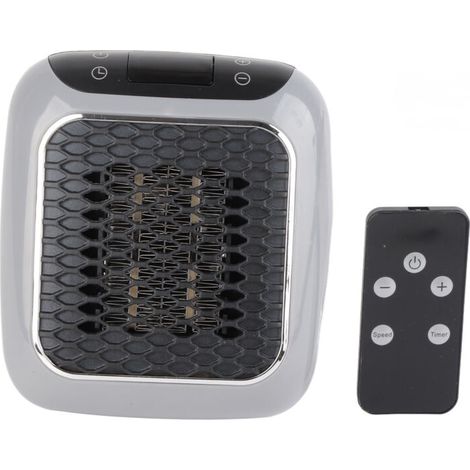 Portable and compact electric heater for table fan. For home, office, and winter. (1/5)