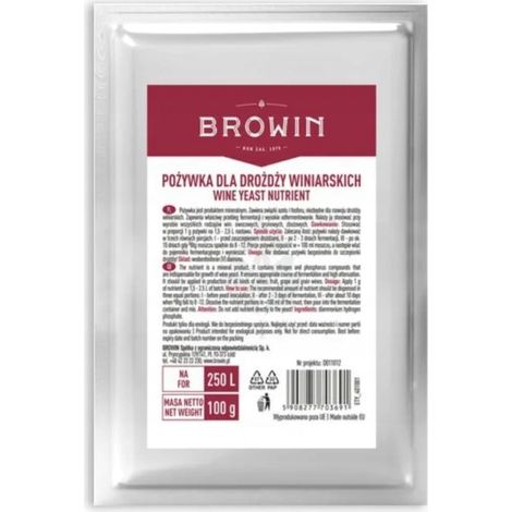 100 g di nutrienti per lievito da vino per la produzione di vino (1/5)