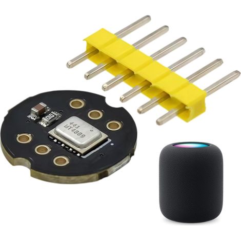 Modulo microfono MEMS omnidirezionale INMP441, interfaccia di uscita I2S a 24 bit, compatibile con ESP-32, per registrazioni audio professionali, alta precisione, basso consumo energetico.