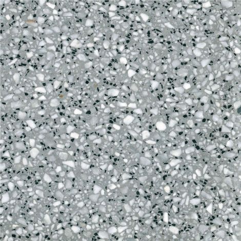 Véritable Carreau Terrazzo fond gris inclusions blanc PIRA 30x30 cm boîte de 0.72m2 Satiné - Gioia Materia (1/4)