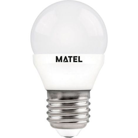 Ampoule LED sphérique froide Matel e27 5w (3 intensités)