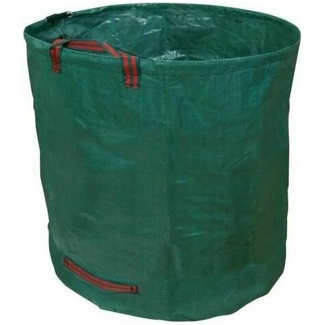 royaluxe - Lot 6 Sac Jardinage 272L, avec Poignées Sac Jardinage Dechets Imperméable Sacs à déchets de jardin Vert (1/4)