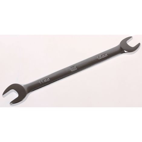Jeu de clés à fourche 10 x 11 mm RS PRO en Acier chrome vanadium ( Prix pour 1 ) (1/2)