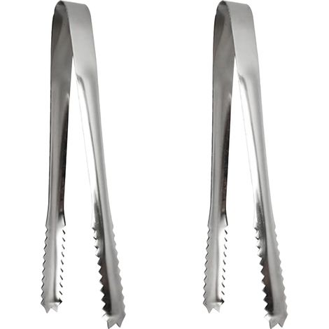 Pince à Sucre, 2 Pcs Pince a Glacon en Acier Inoxydable, Pince à Sucre en Forme de U Acier Inoxydable, Mini Pince à Bonbon, pour Cuisine, Café, Fête, Bar et Buffet (1/5)