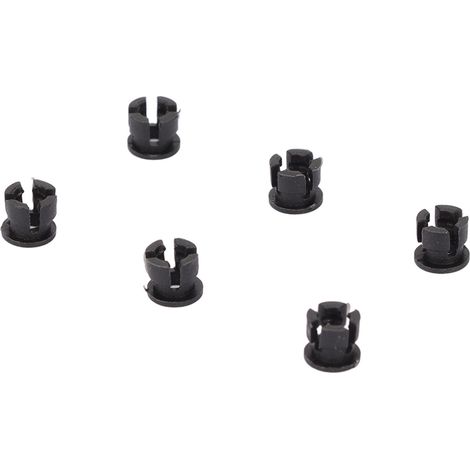 200 Supports pour LED en Plastique Noir - Porte-Diodes Émettrices pour Circuits DIY et Prototypage (Pas de 2,54 mm) (1/5)