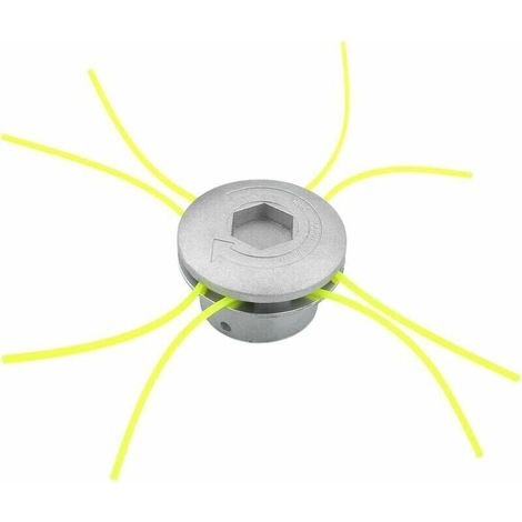 Tête de débroussailleuse universelle en aluminium, Tete Universelle Bobineaux pour jardin, pelouse, patio (1/4)