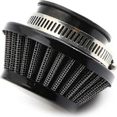Filtre à air universel 35 mm pour moto, compatible avec les mini-motos tout-terrain 47/49 cm³, interface carburateur, noir. (1/5)