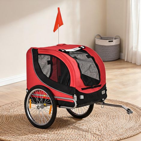 Caisse de transport pour animaux rot Schwarz 130 x 73 x 90 cm (1/5)