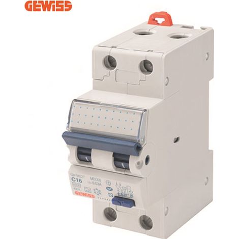 Interruttore magnetotermico differenziale 1P+N. 25A 0,03 6KA