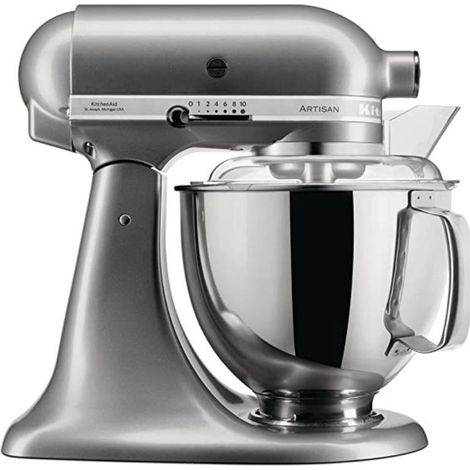 Robot da cucina pâtissier da 4,8 l su base grigia argento - Artisan - 5ksm175psecu - Kitchenaid (1/3)