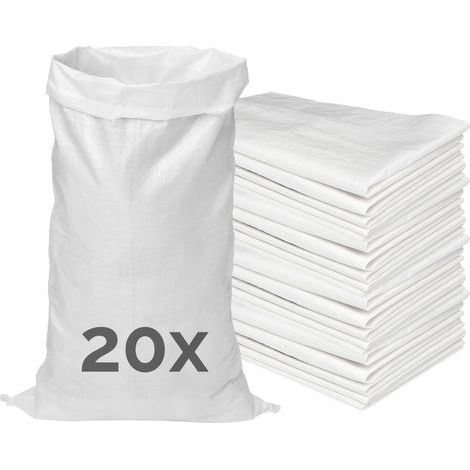 Garronda-Tasche aus Polypropylengewebe 105×65 cm – Set 20 Stück – Kapazität 50 kg – Tasche Macerie, Sabbia, Foglie, Giardino und Cantiere – widerstandsfähig, wiederverwendbar GD-0161 (1/5)