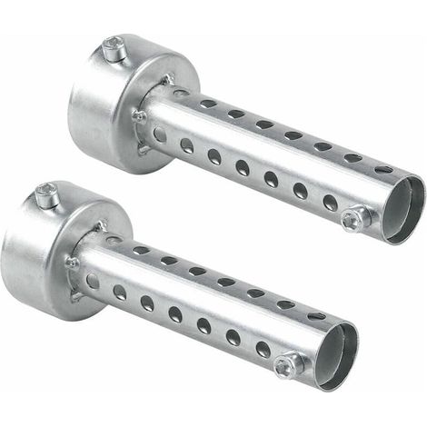 Insert chicane DB killer silencieux pour échappement moto – 2 pièces – Compatible 34-60mm – Installation facile – Réduction bruit efficace (1/4)