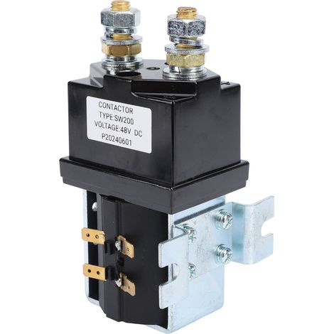 Ortviai Contacteur CC 48 V 400 A SW200 pour chariot élévateur électrique, tracteur aéroportuaire et bateaux (1/5)