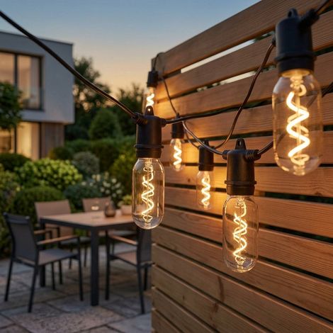 Vintage Filament Solar String Lights (1/2)