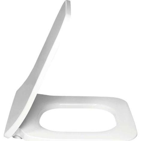 Architectura, Copriwater SlimSeat, con cerniere QuickRelease e SoftClosing, cerniere in acciaio inox, In Duroplast Bianco