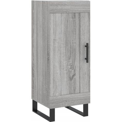 Aparador aparador cómoda mueble almacenaje organizador cocina salón salón Sonoma 34,5 x 34 x 90 cm madera contrachapada gris 020036305