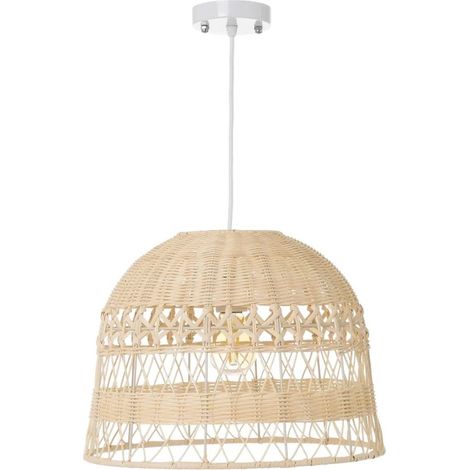 Lustre en Rotin (1/3)