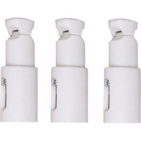 Fixations pour radiateur sèche-serviette 3 pièces – Support réglable pour radiateurs droits et courbés – Installation facile 75 à 95 mm-Crezuo