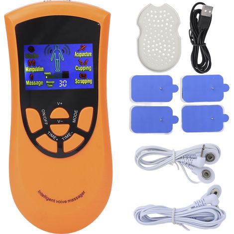 Appareil de Thérapie Numérique LCD avec Diffusion Vocale, Mode Soulagement de la Douleur Réglable, Masseur de Cou et Épaules (1/5)