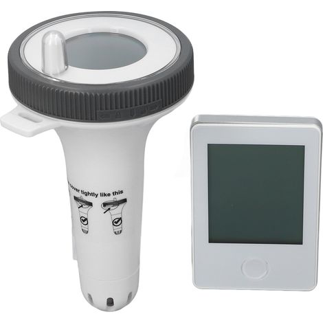 Kabelloses Solar-Poolthermometer, hochpräzise, wasserdicht (IPX8), LCD-Anzeige, schwimmender digitaler Temperaturfühler (1/5)