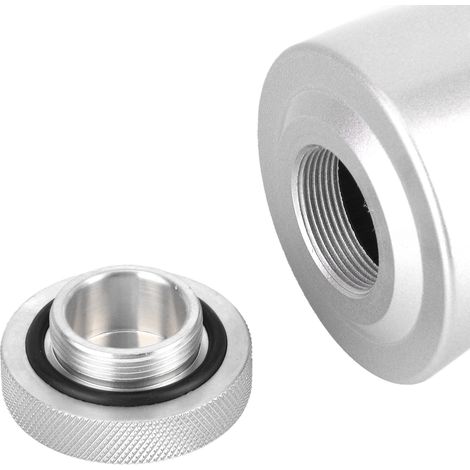 800 ml Universal-Kühlmittel-Ausgleichsbehälter aus Aluminium, Silber (1/5)