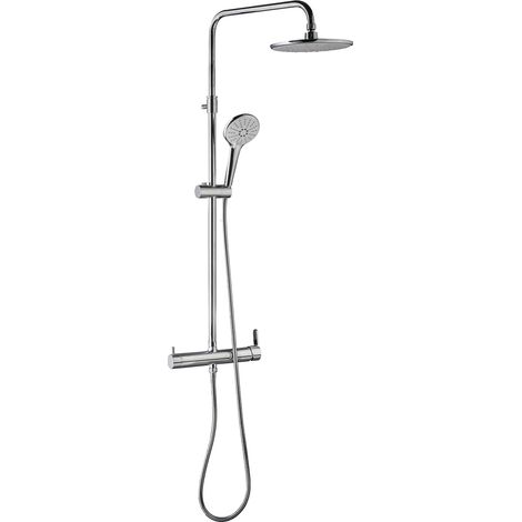 Colonne de Douche Mécanique Chromé 3 Jets (1/4)