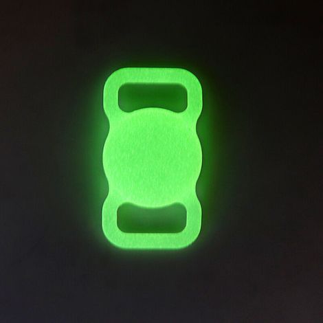 1PC (Vert)Étui de Protection en Silicone pour Airtag, Housse de Protection pour AirTags, Étui de Protection Étanche Anti-Perte, Porte-clés AirTag pour Collier de Chien et Chat de Compagnie (1/5)