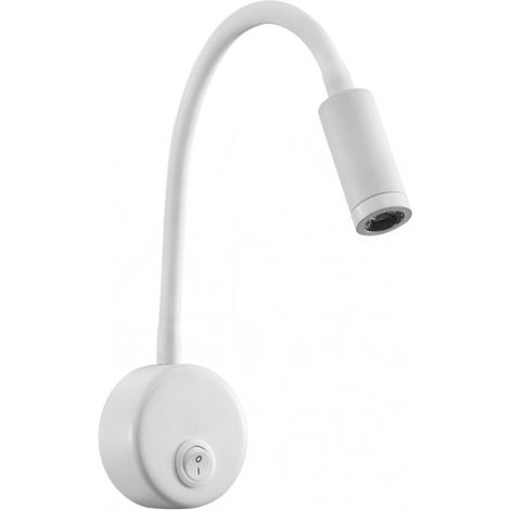Applicare 3w 4000k 285lm Edgar White 40x7x19 Cm con interruttore, articolabile e regolabile