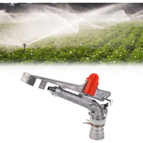 Pistolet arrosage 2" pour irrigation agricole, grande surface rotation 360°, filetage femelle DN50 (1/5)