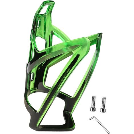 CCYKXA Fahrrad-Wasserflaschenhalter, Wasserbecherhalter, Rack-Montage, langlebiger Halter, leichter Fahrrad-Flaschenhalter, grün