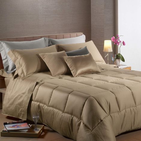 Couette Douce Duvet Chaude et Respirant pour Ete et Hiver, Lavable en Machine, Disponible 170x265 cm, Couette 220x265, 260x265, Couverture Lit 1 Personne et 2 Personnes