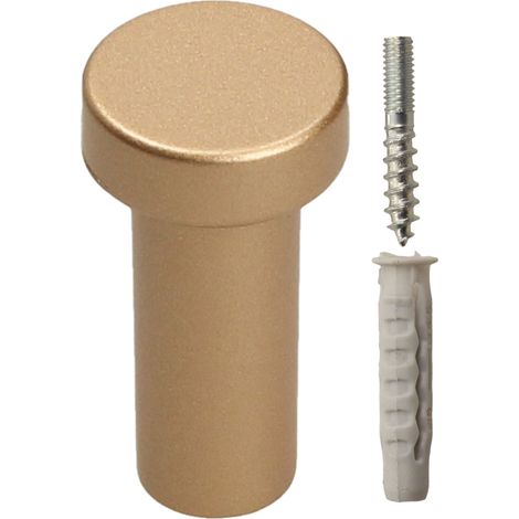 Percha WU01, oro satinado, para montaje en pared (1/4)