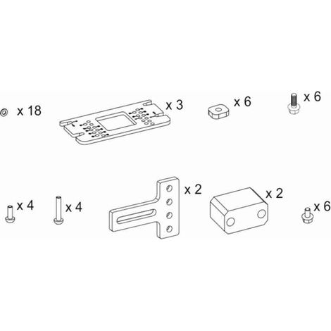 KS800B3 Gruppo Staffe B3 Per Componenti Di Kit Sostitutivo DITEC ENTREMATIC KS800B3