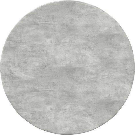 Maison Exclusive - Piano del tavolo Grigio cemento Ø 50 x 1,5 cm Legno multistrato (1/5)