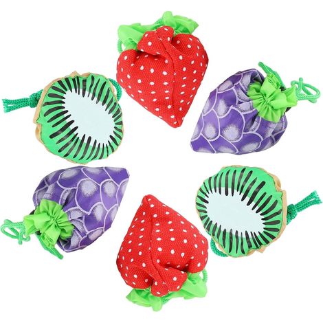 Sacs de courses pliables Healeved pour le commerce et les événements , légers lavables , lot 6 range (1/5)