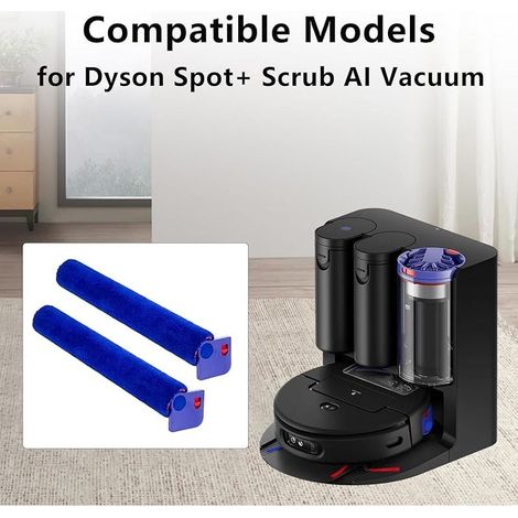 Kit de rechange pour balai serpillère (lot de 3) compatible avec l'aspirateur robot Dyson Spot+ Scrub AI (1/5)