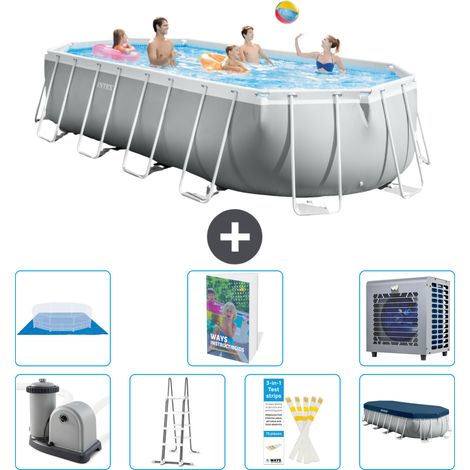 Prism Frame Pool Oval - 610x305x122 cm - 8-teilig S626 (1/3)