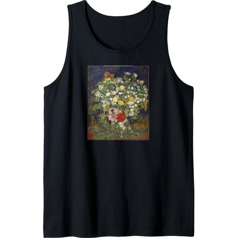 Bouquet de fleurs dans un vase Vintage Art célèbre Débardeur