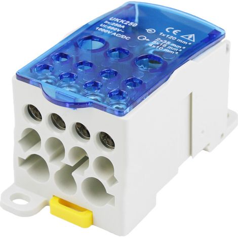 Botier De Distribution 500A 690V Bloc Bornier Rail Din 35mm Pour Armoire électrique - 1 Pièce (1/5)