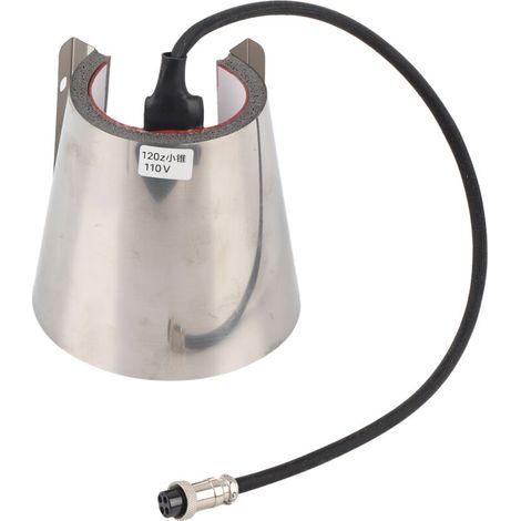 Presse à Mug Souple Réglable Épaisseur Durable Accessoire Machine de Pressage Thermique 110V 12oz