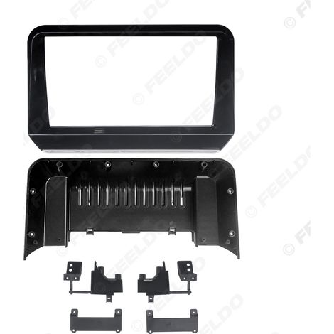 Convient pour la modernisation du Mitsubishi Triton L200 2023 avec un grand écran de navigation Android et un cadre de haut-parleur (10 pouces).