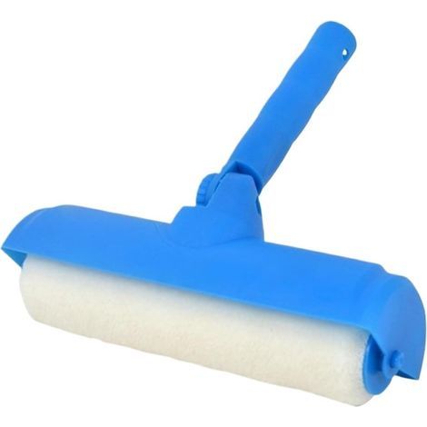 1rouleau de peinture pour plafond de 25,4 cm, rouleau de réparation pour plafond, poignée réglable, rouleau de peinture pour la maison, pinceau de peinture avec bouclier
