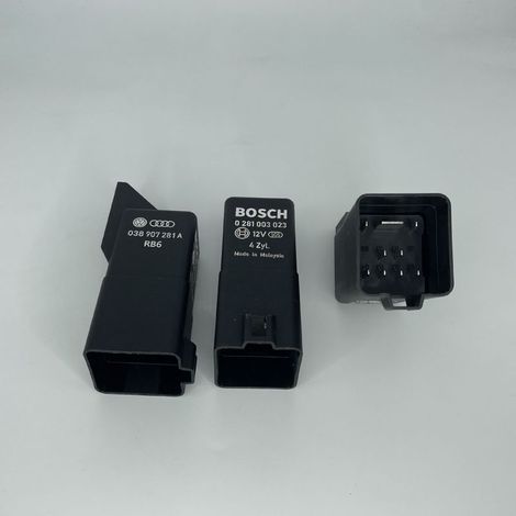 Volkswagen Audi glow plug relay 038907281A and 0281003023