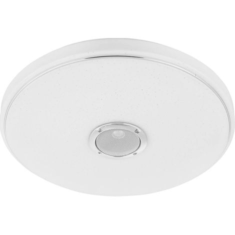 Eglo RGB Led Bad-Deckenleuchte Milazzo weiß Fernbedienung Kristall-Effekt Deckenlampen & Kronleuchter (1/3)