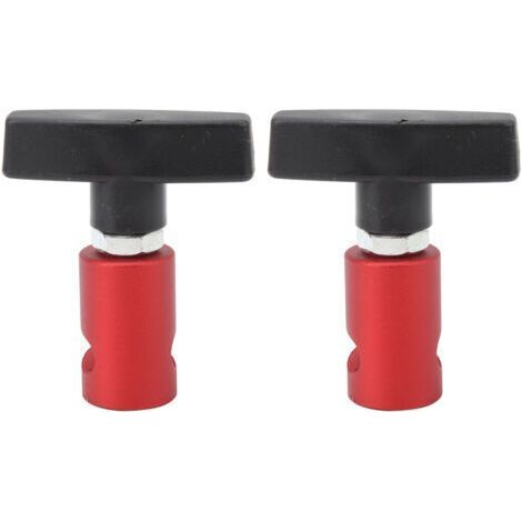 FOREHILL Lot de 2 pinces de support de levage pour capot et étrier de bougie d'allumage, outil 2 en 1 pour capot de voiture, hayon, rouge (1/2)