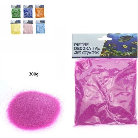 Trade Shop - DEKORATIVER SAND FÜR AQUARIUM 300GR BUNTE GARTENHINTERGRUNDDEKORATION 70248 -