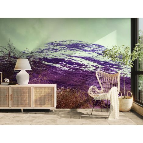 Papier peint Montagne – Sommet enneigé nordique - 150 x 250 cm (1/2)