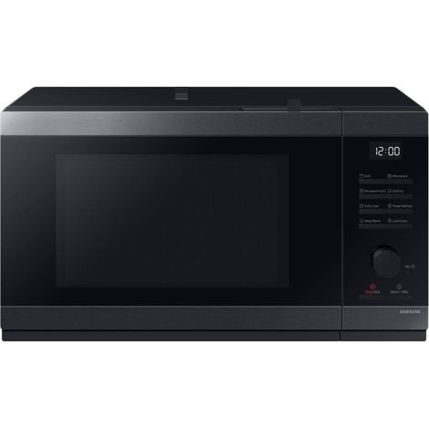 Samsung – Micro-ondes à poser 32L 1400W inox noir – Gril Fry pour cuisson croustillante – Décongélation rapide – Cavité céramique émaillée (1/8)
