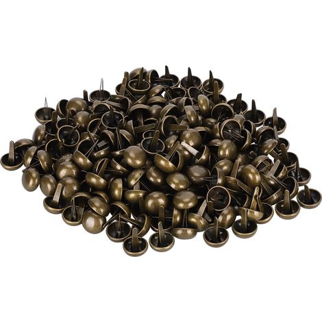 200 clous à tête plate de 15 mm, 60 cm, pour la confection de sacs à main et autres articles en cuir. (1/5)
